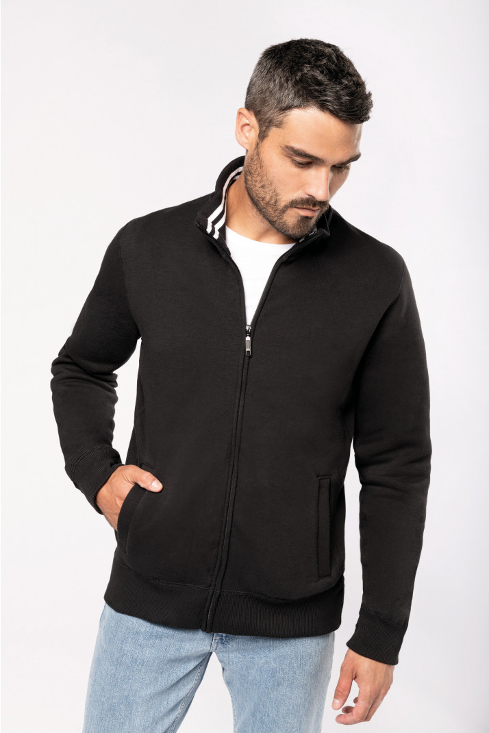 K456 - Felpa uomo full zip