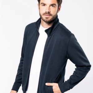 K4010 - Felpa full zip uomo
