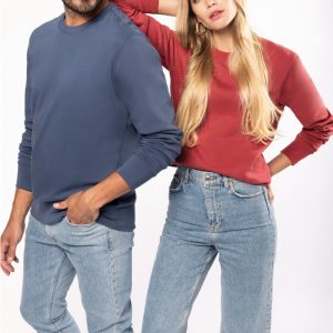 K4025 - Felpa eco-sostenibile girocollo