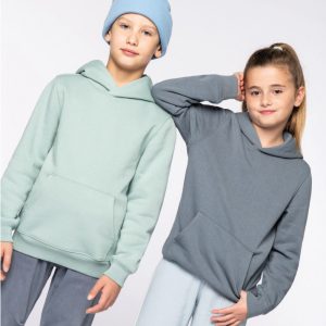 NS404 - Felpa bambino con cappuccio - 350g