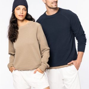 NS423 - Felpa unisex maniche raglan girocollo - 300g