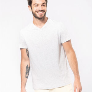 K357 - T-shirt uomo manica corta scollo a V