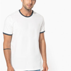 K373 - T-shirt piqué uomo girocollo