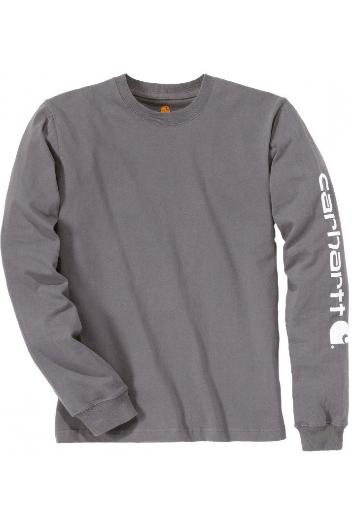 CAREK231 - Maglia con logo manica lunga