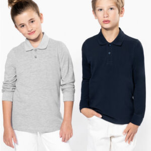 K269 - Polo bambino maniche lunghe