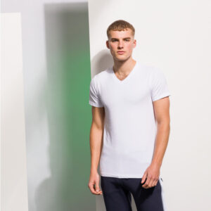 SFM122 - T-shirt uomo Feel Good scollo a V