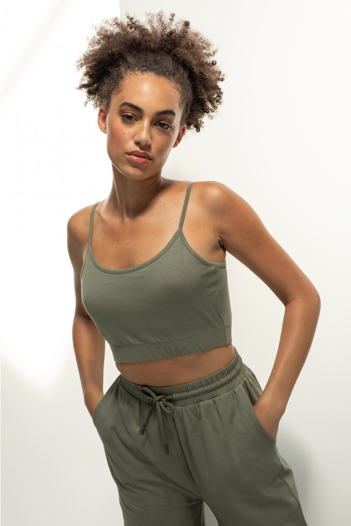 SK230 - Top corto ecologico donna