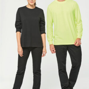 WK303 - T-shirt unisex ecosostenibile maniche lunghe