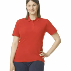 GI64800L - Polo donna Softstyle doppio piqué